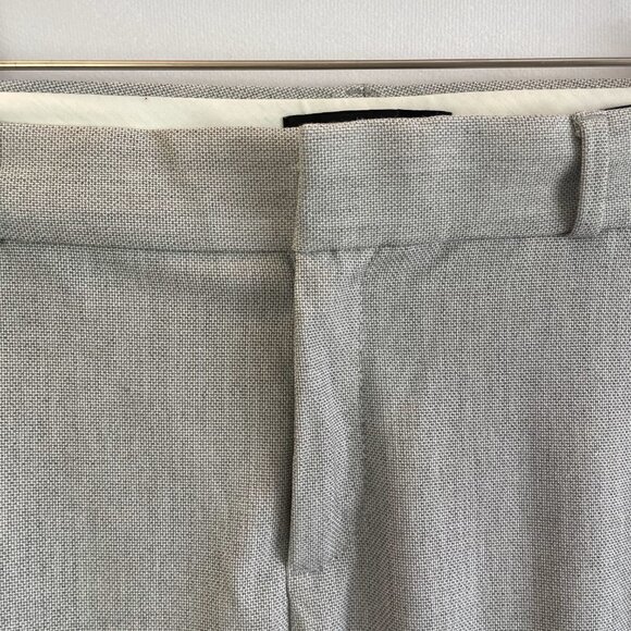 Banana Republic Logan Pants Light Gray Trousers Tailored Career Pants 4S - Picture 4 of 9